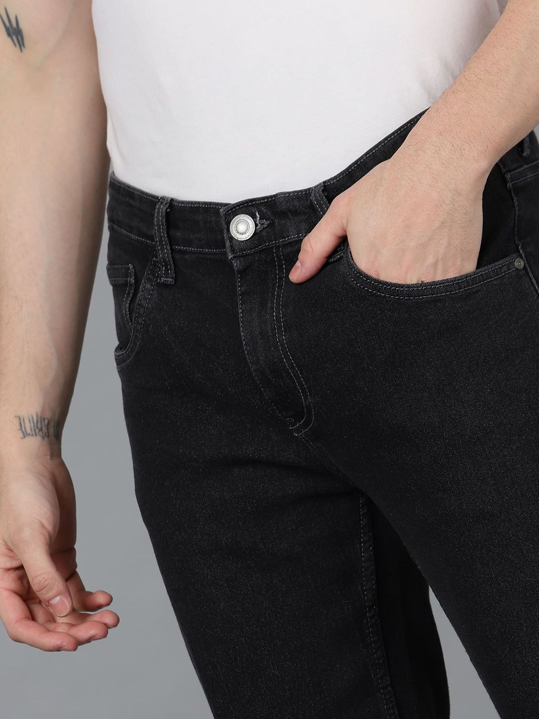 Urbano Fashion Men Stretchable Regular Fit Cotton Jeans