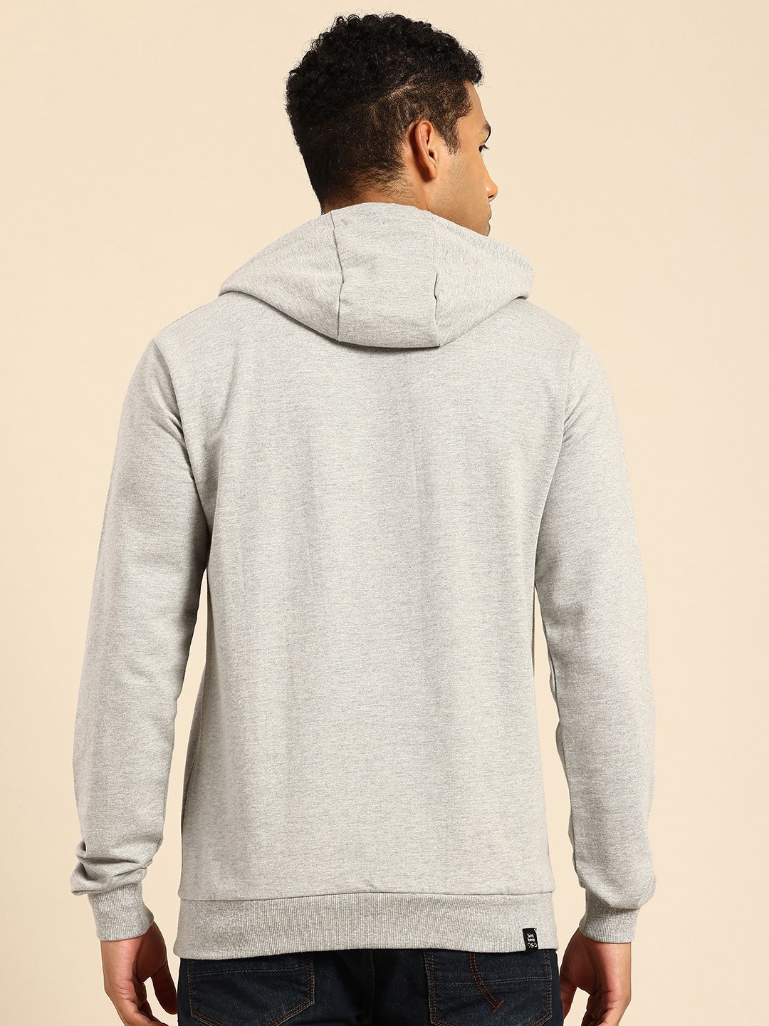 Being Human Brand Logo Printed Hooded Sweatshirt