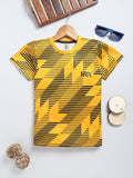 HRX by Hrithik Roshan Boys Geometric Printed T-shirt