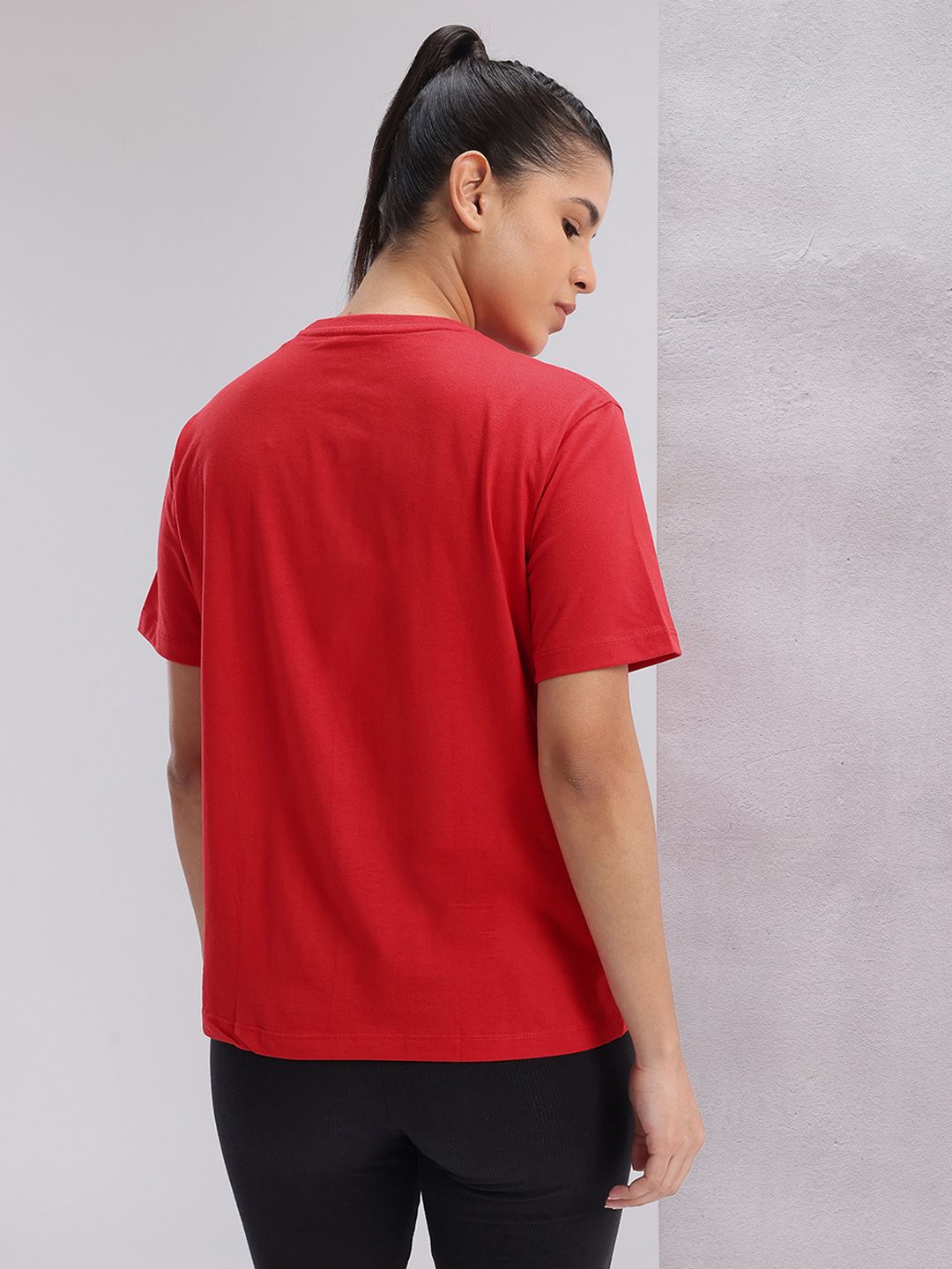 HRX by Hrithik Roshan Twin Collection Brand Logo Printed Training T-shirt