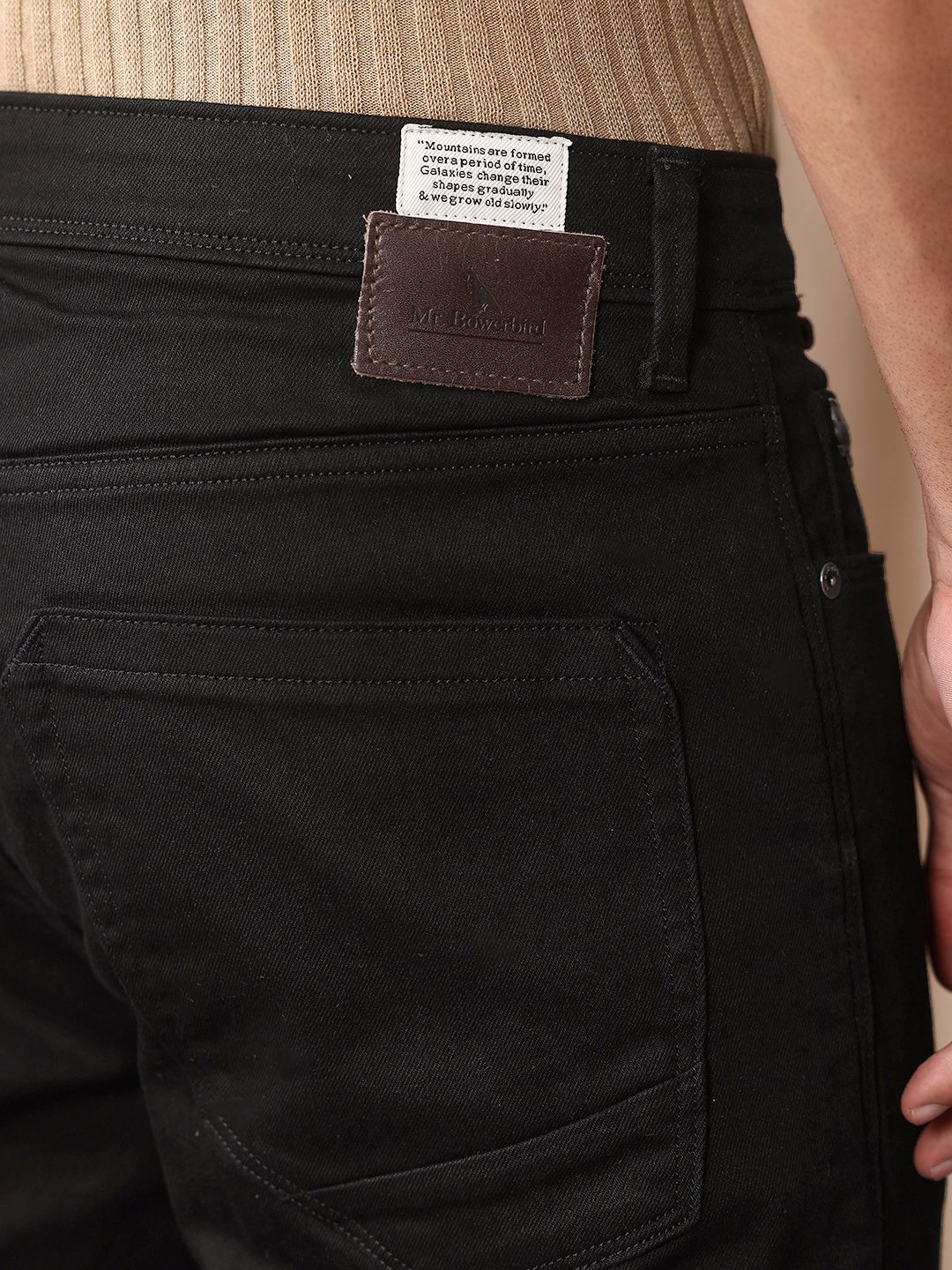 Mr Bowerbird Men Cropped Tapered Fit Stretchable Jeans