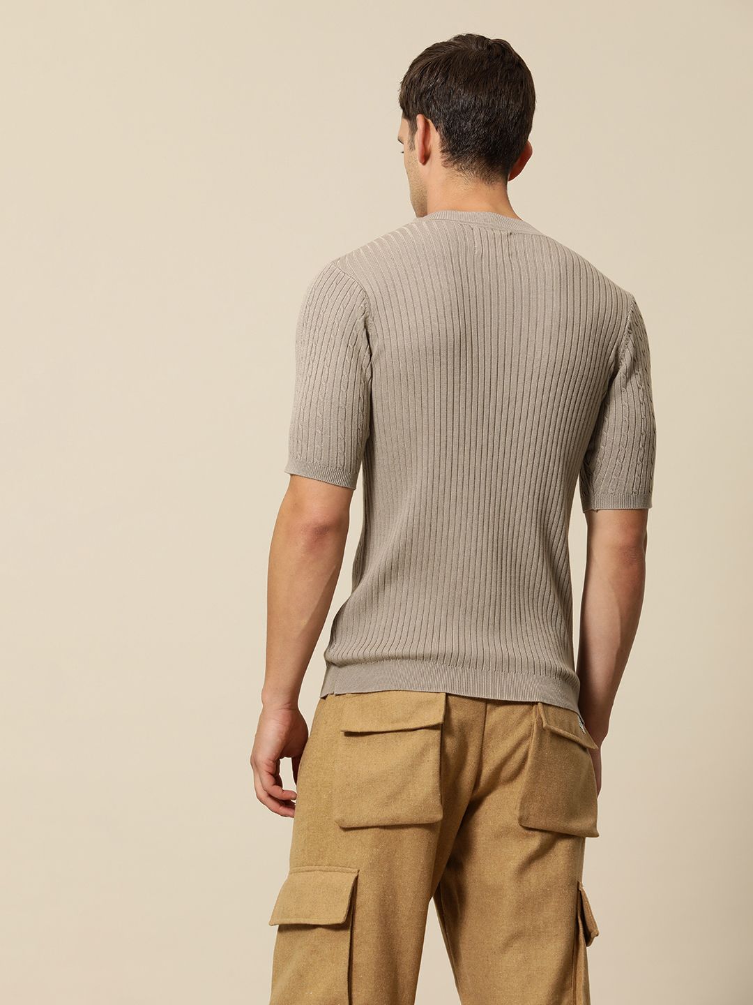 Mr Bowerbird Tailored Fit Cable Knit Pullover