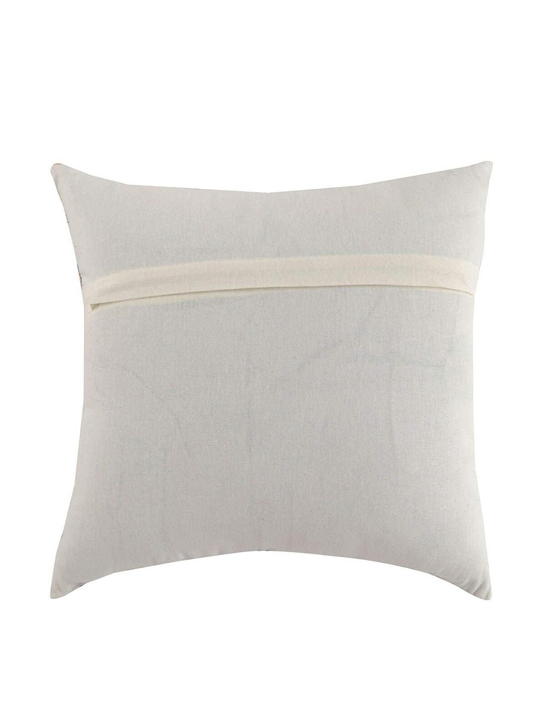 STITCHNEST Set Dewasa Biru & Putih 5 Sarung Kusyen Persegi Motif Warli