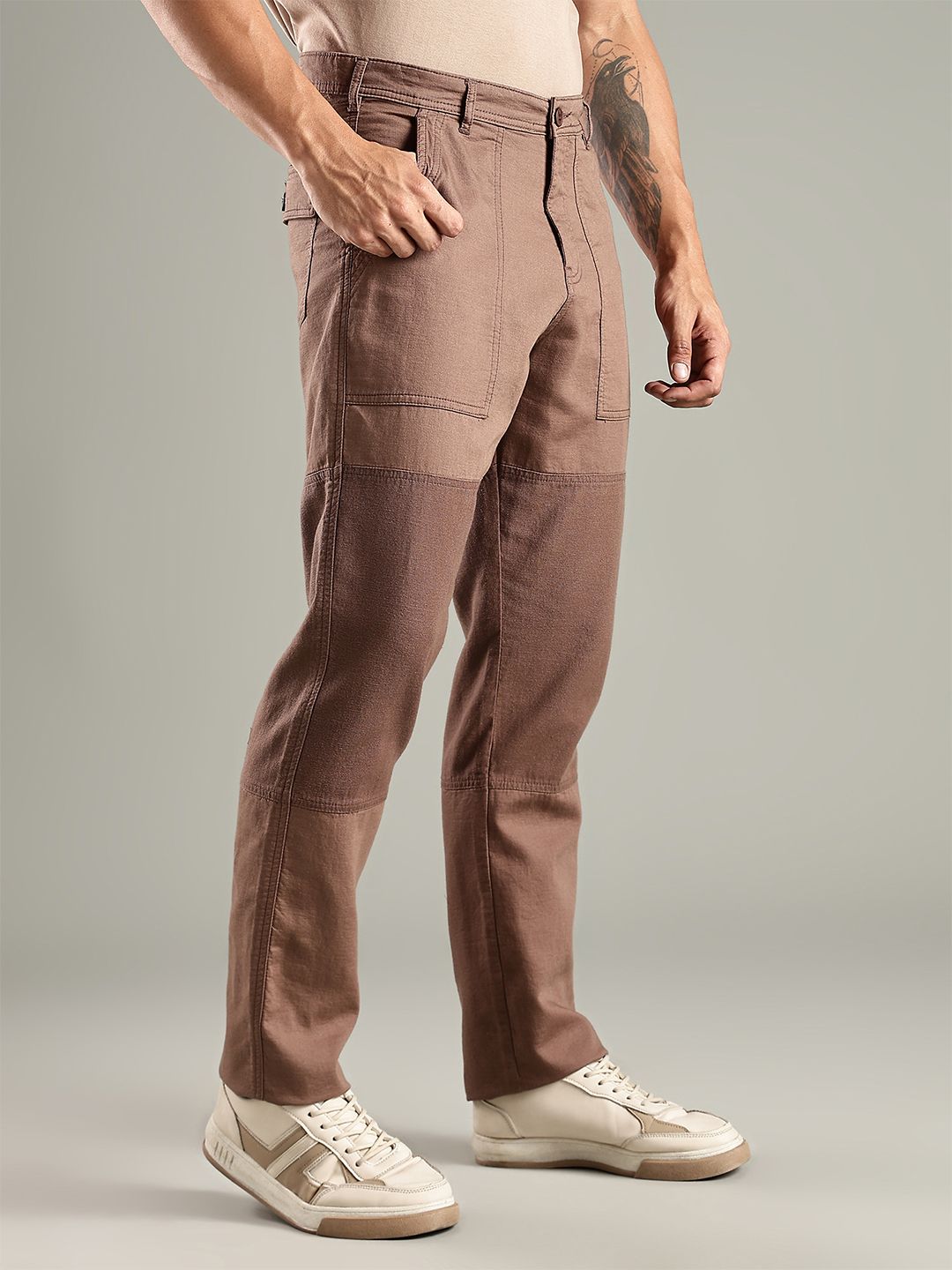 Thomas Scott Men Smart Easy Wash Chinos Trousers