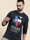 DILLINGER Graphic Printed Round Neck Long Sleeves Pure Cotton T-shirt