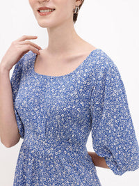 DressBerry Stacked Tiers Floral Frolic Dress