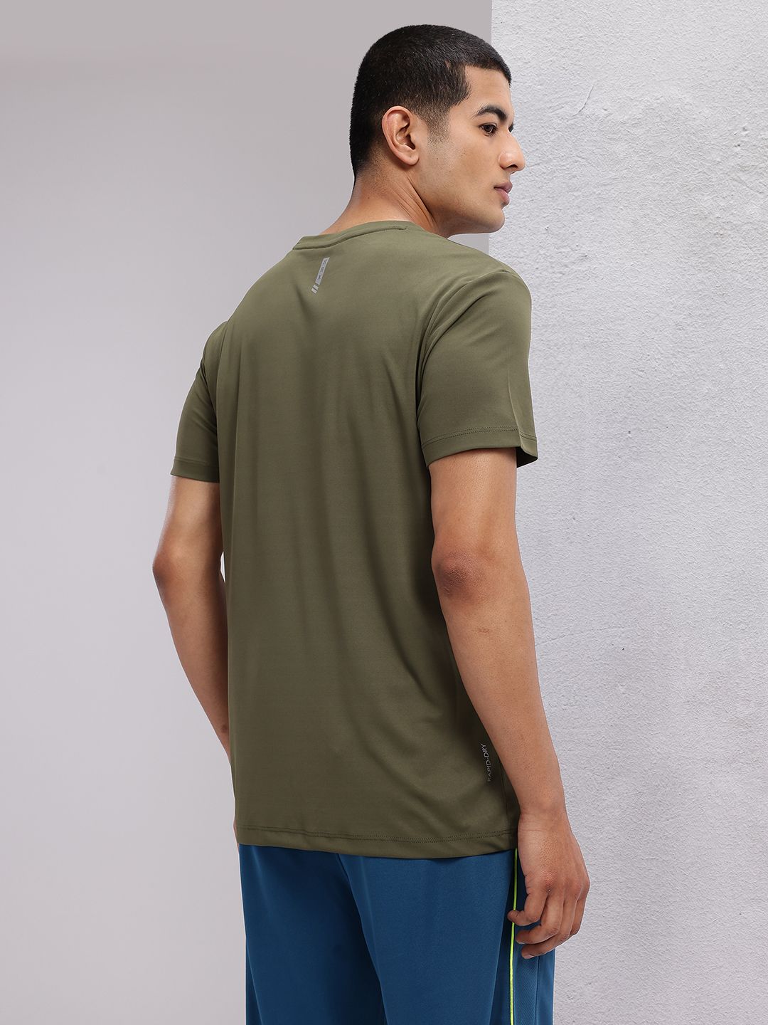 HRX by Hrithik Roshan Men Typography Printed Rapid-Dry Training T-shirt