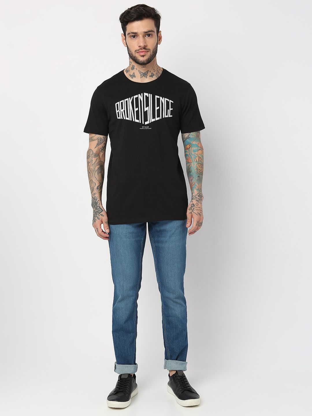 SPYKAR Men Rover Narrow Leg Light Fade Stretchable Jeans