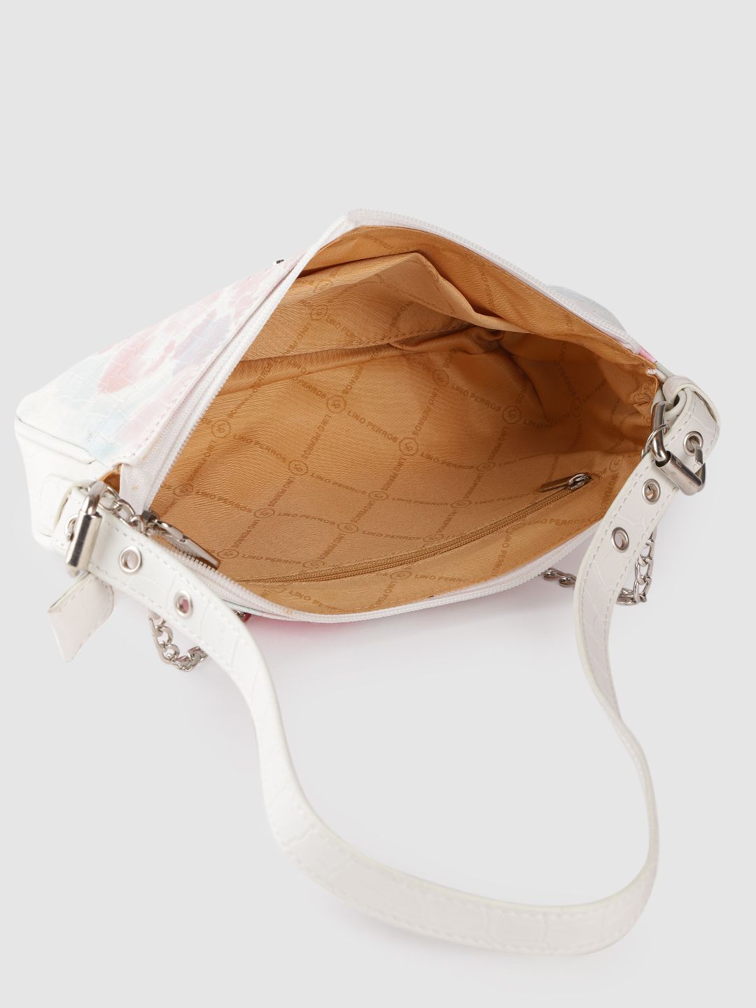 Lino Perros Multicoloured Floral Print Baguette Bag