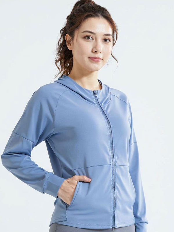 HRX by Hrithik Roshan Women Hooded Solid Sporty Jacket