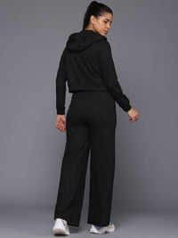 HRX by Hrithik Roshan Brand Logo Detail Hooded Zip-Up Lifestyle Tracksuit