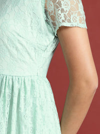 all about you Lace A-Line Dress