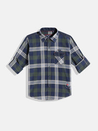 Monte Carlo Boys Checked Casual Smart Fit Shirt