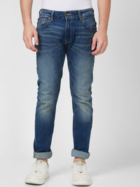 SPYKAR Men Clean Look Mid-Rise Cotton Jeans
