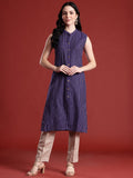 Anouk Women Striped Pure Cotton Kurta