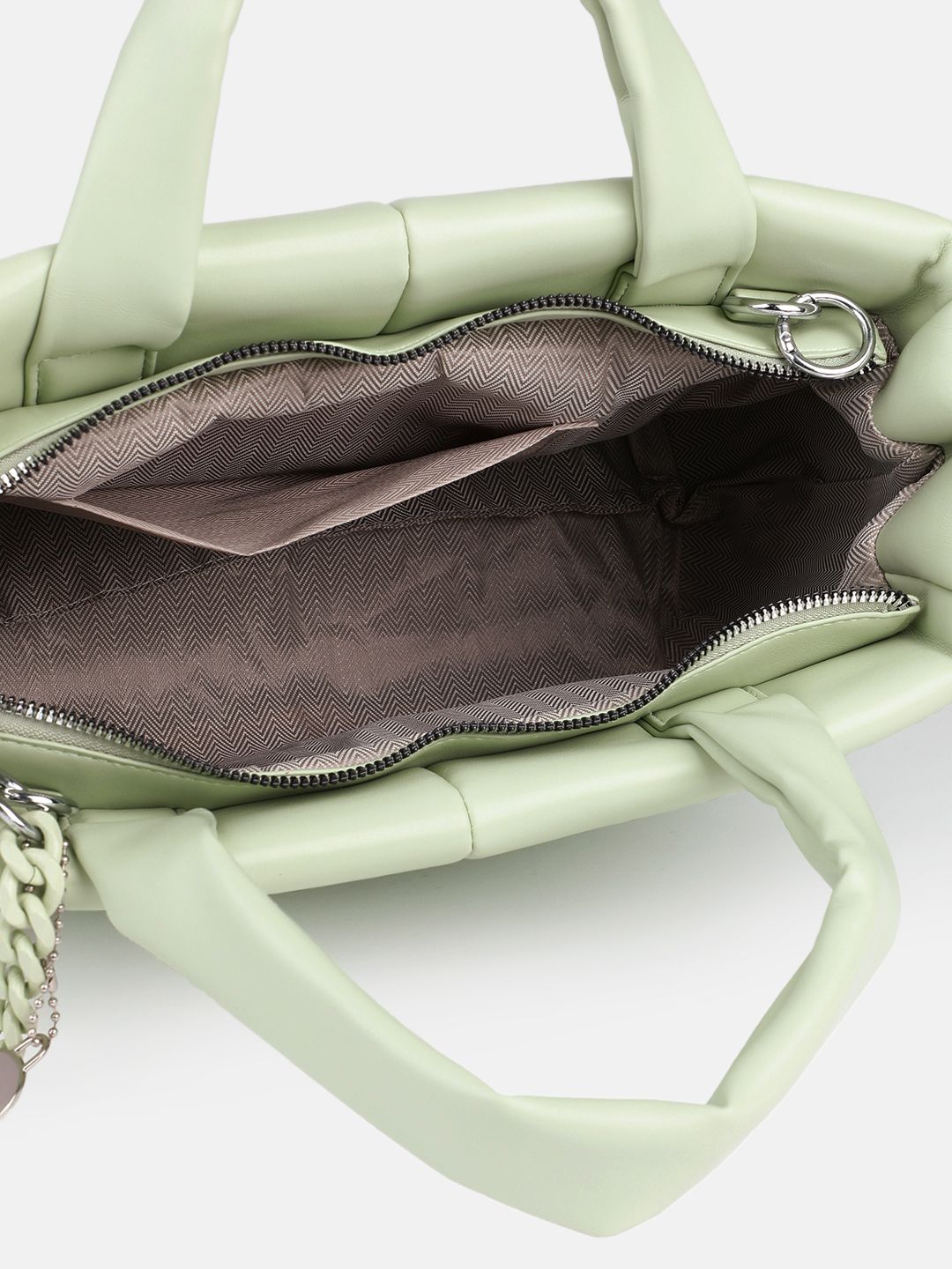 DressBerry Structured Quilted Handheld Bag