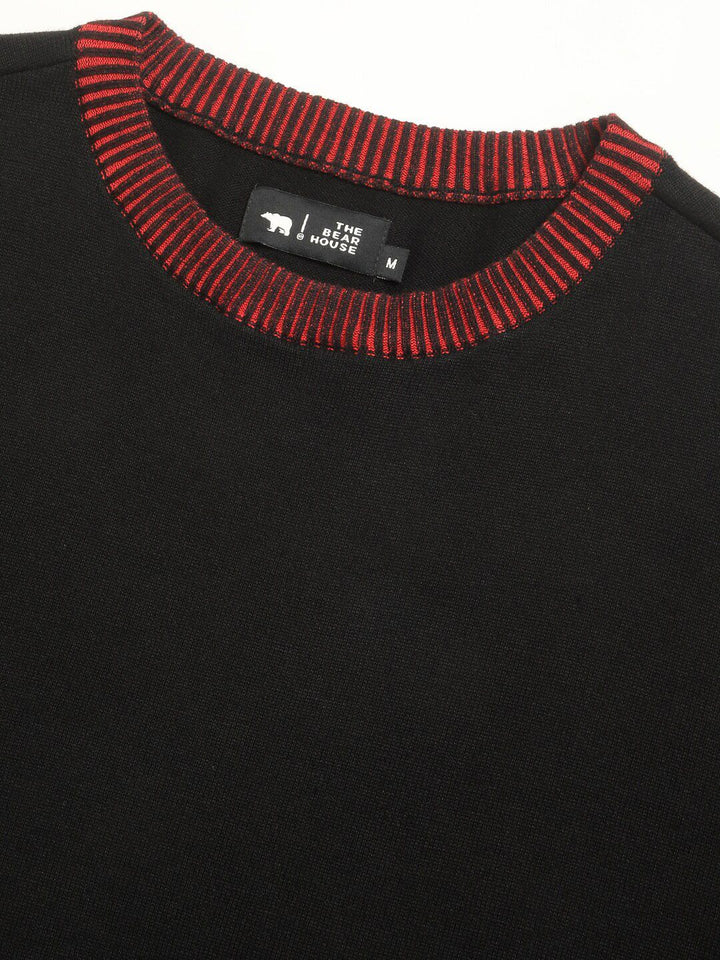 THE BEAR HOUSE Round Neck Pure Cotton Sweatshirt