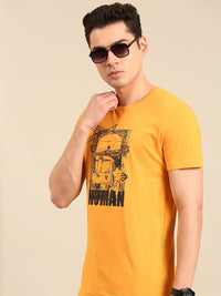 Being Human Printed Pure Cotton T-shirt