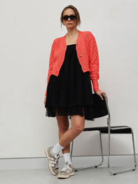 STREET 9 Women Crop Cardigan