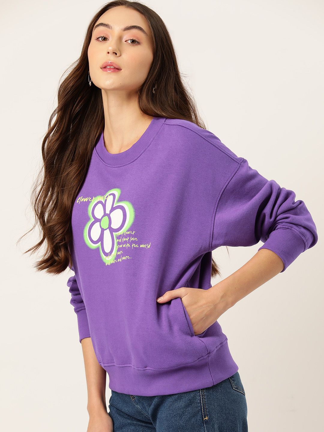 DressBerry Printed Sweatshirt
