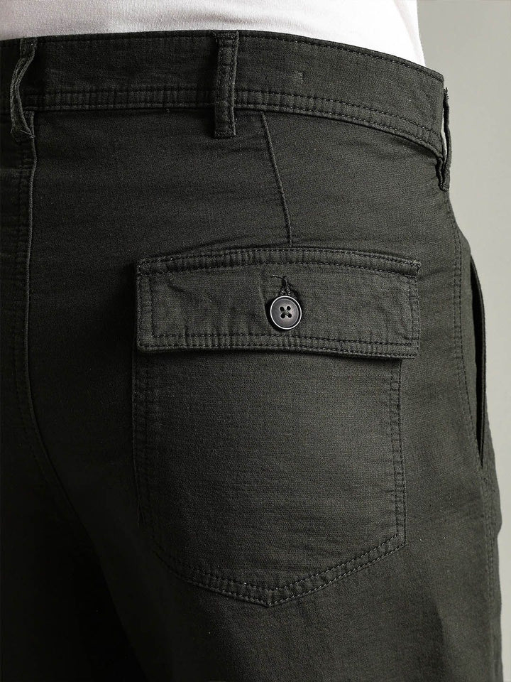 Thomas Scott Men Smart Relaxed Fit Mid-Rise Easy Wash Chinos