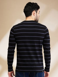 Being Human Men Striped Pockets T-shirt