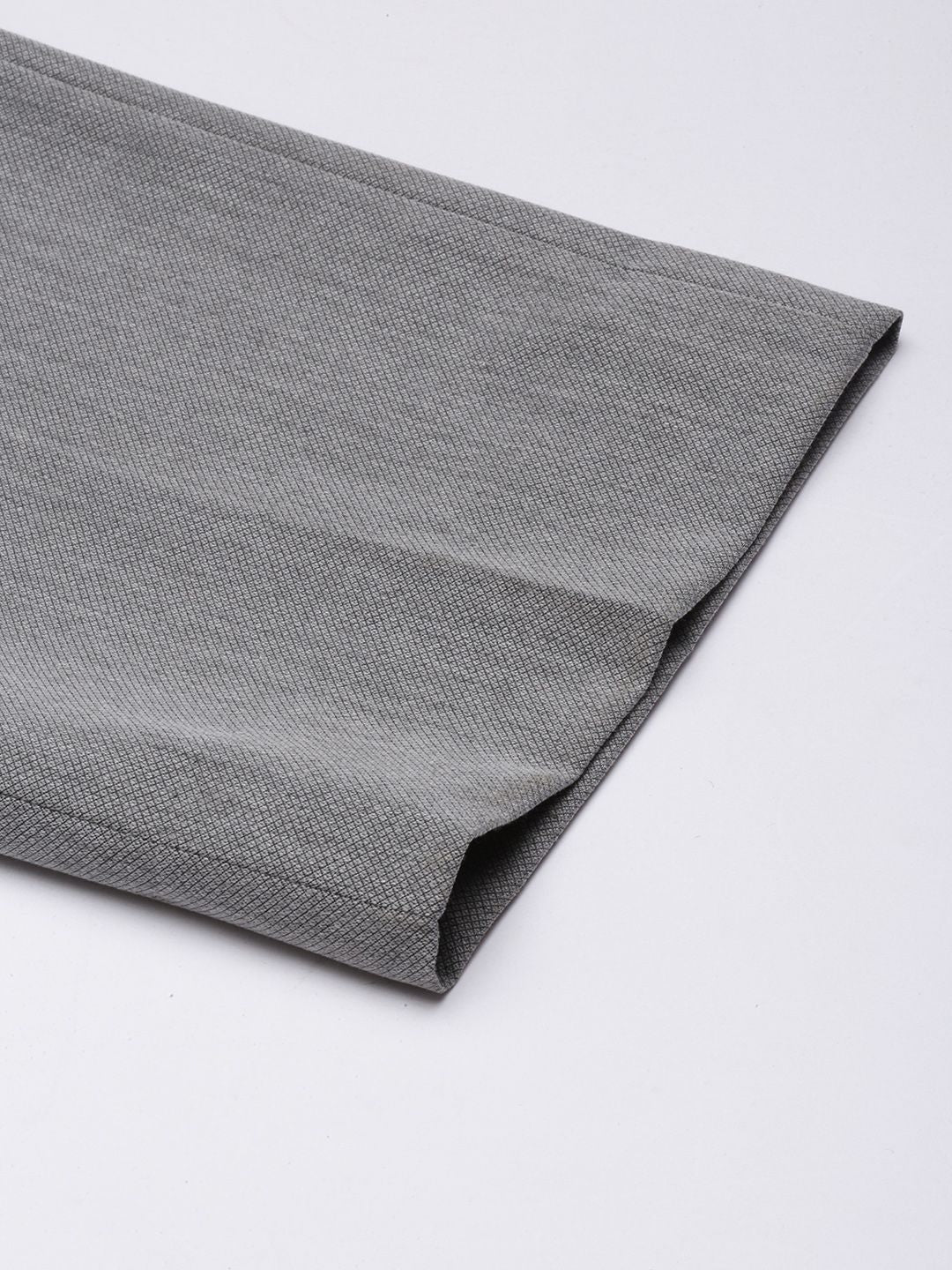 Park Avenue Men Textured Smart Slim Fit Formal Trousers