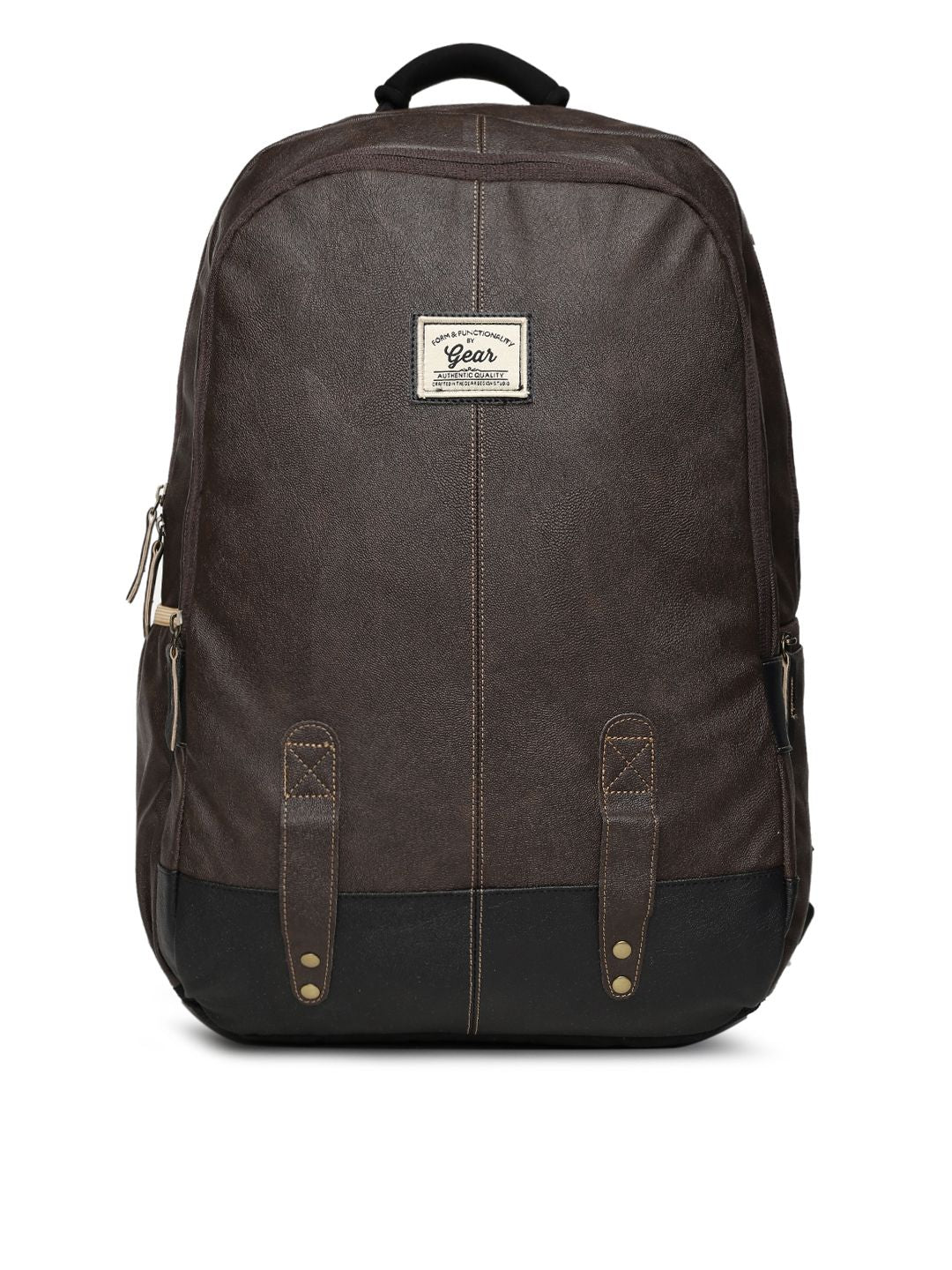 Gear Unisex Brown Solid Backpack
