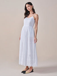 AND Shoulder Straps Fit & Flare Maxi Dress