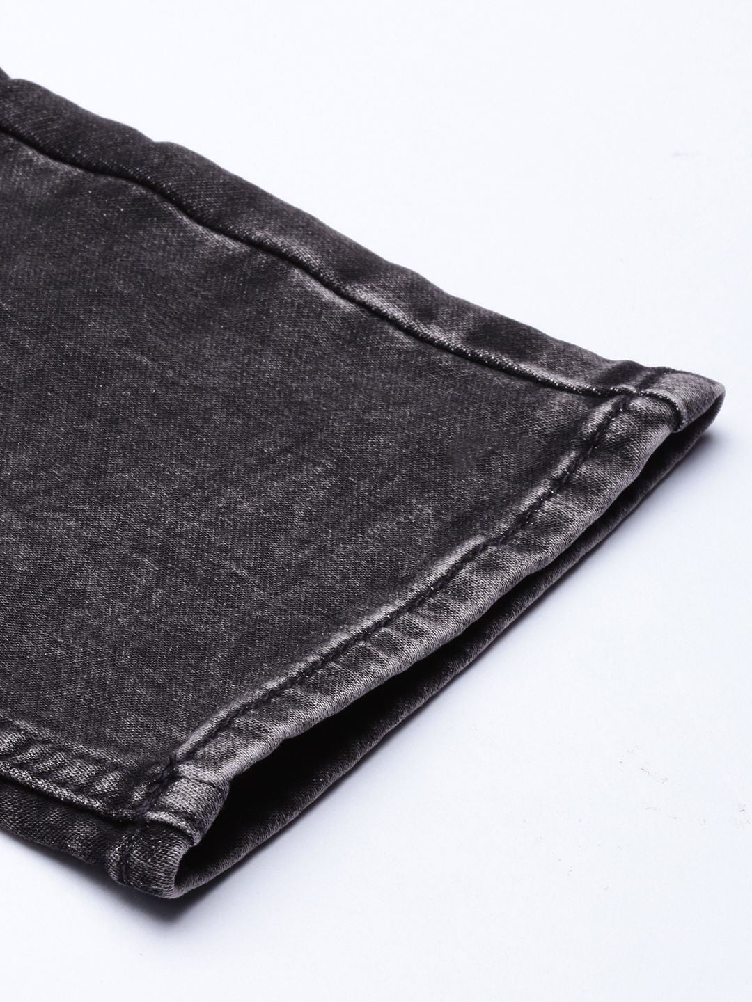 SPYKAR Men Slim Fit Low-Rise Light Fade Acid Wash Stretchable Jeans