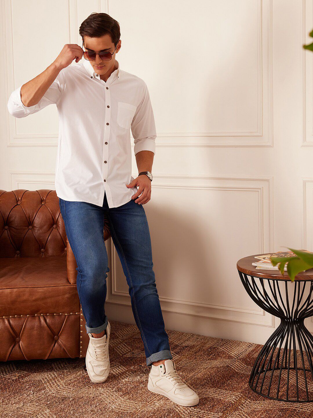 DENNISON Smart Fit Hemp Casual Shirt