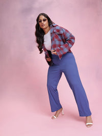 DressBerry Women Plus Size Rib Knit Trousers