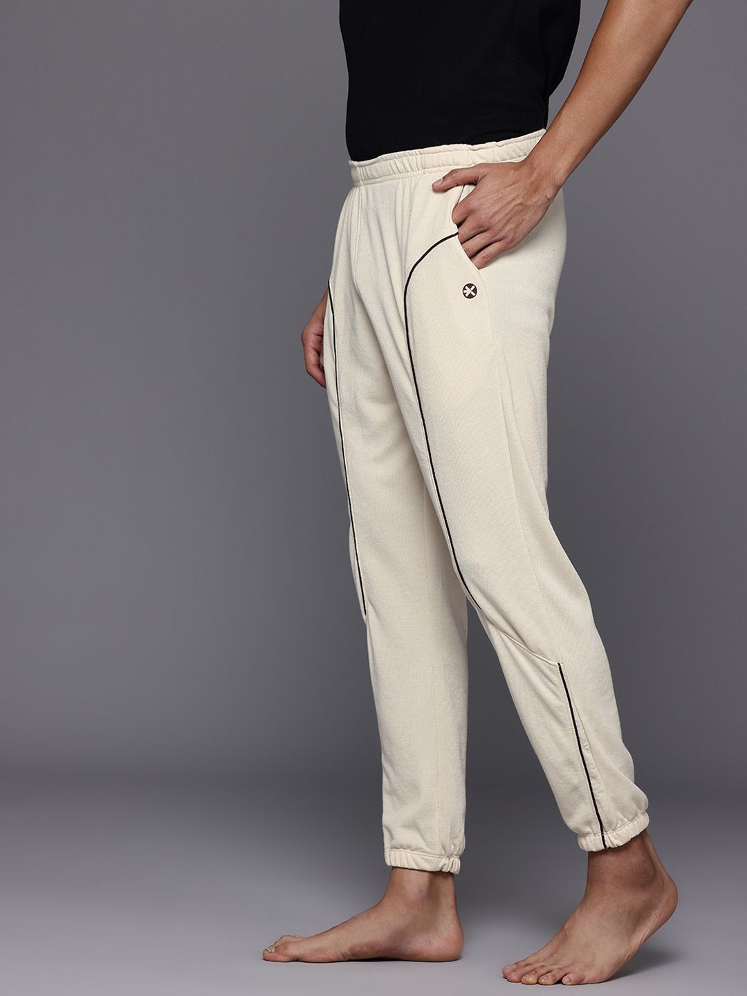 HRX by Hrithik Roshan Men Striped Yoga Track Pants