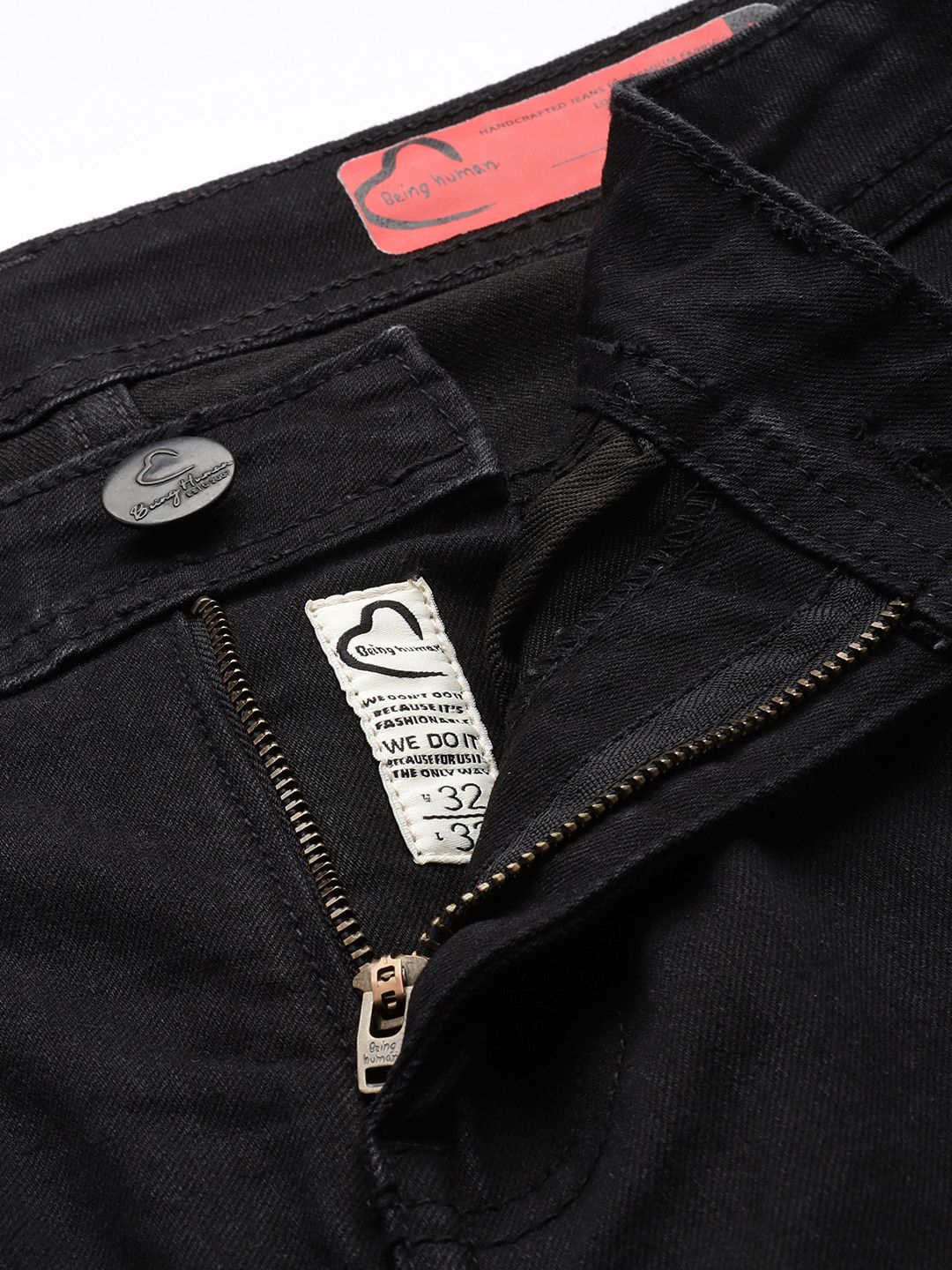 Being Human Men Straight Fit Stretchable Jeans