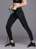 HRX by Hrithik Roshan Women Antimicrobial & Rapid Dry High Rise Slim Fit Training Tights