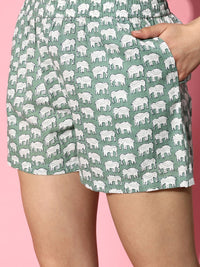 SANSKRUTIHOMES Printed Cotton Night suit