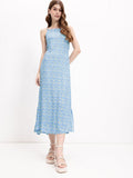 DressBerry Serene Softgirl Floral Symphony Midi Dress
