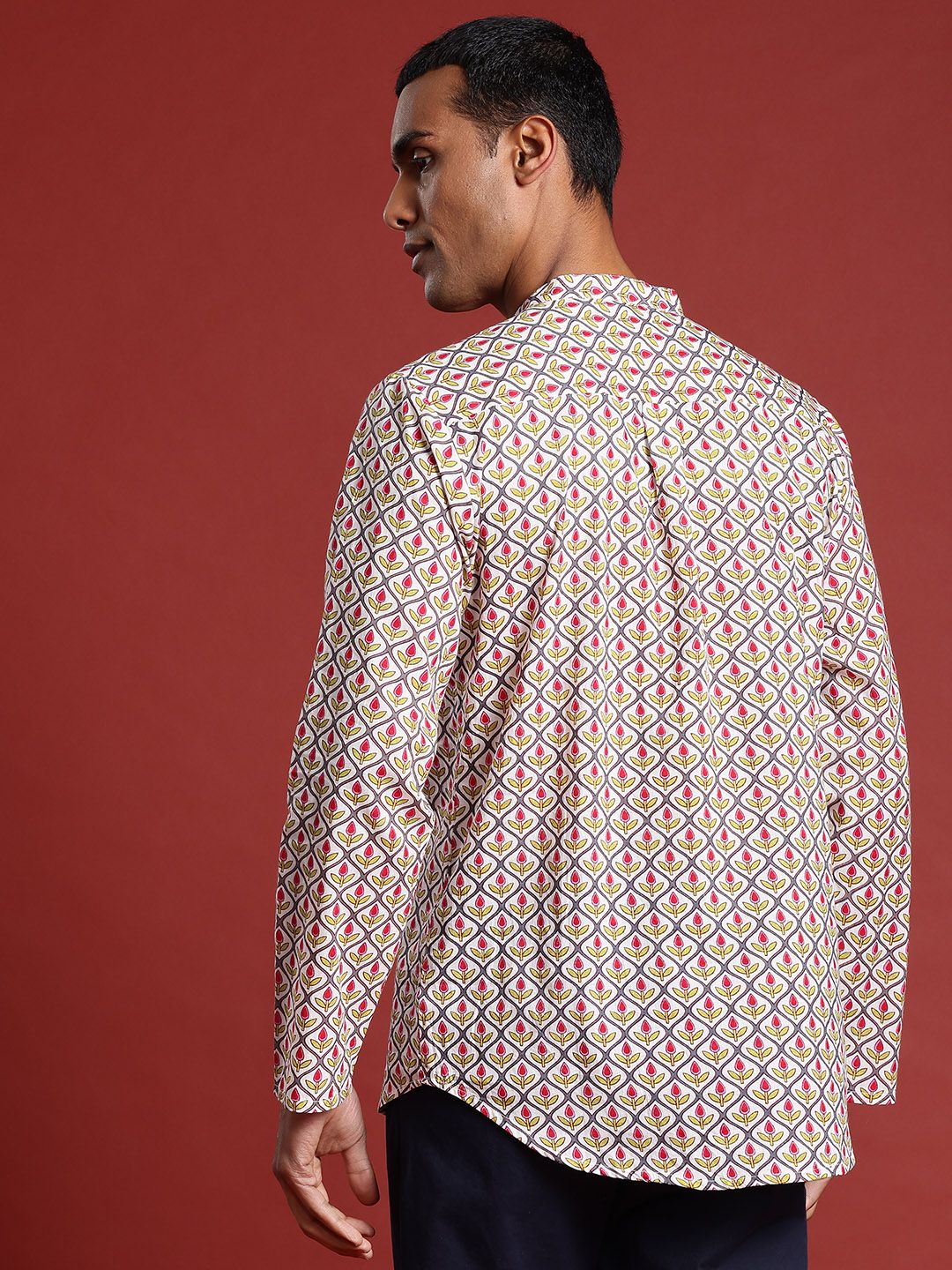 Anouk Pure Cotton Printed Short Kurta