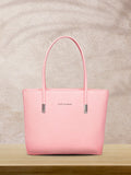 Lino Perros Pink Solid Laptop Bag