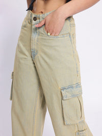 DressBerry Utility Core Cargo-Style Jeans