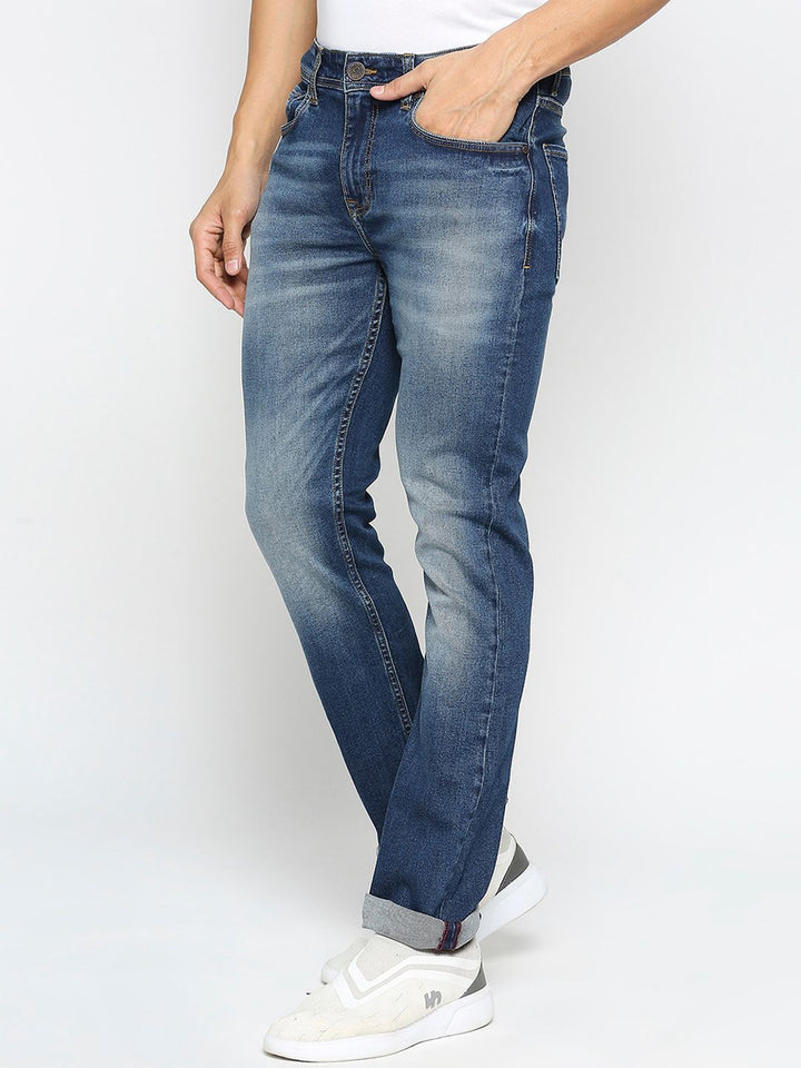 Being Human Men Clean Look Slim Fit Heavy Fade Jeans