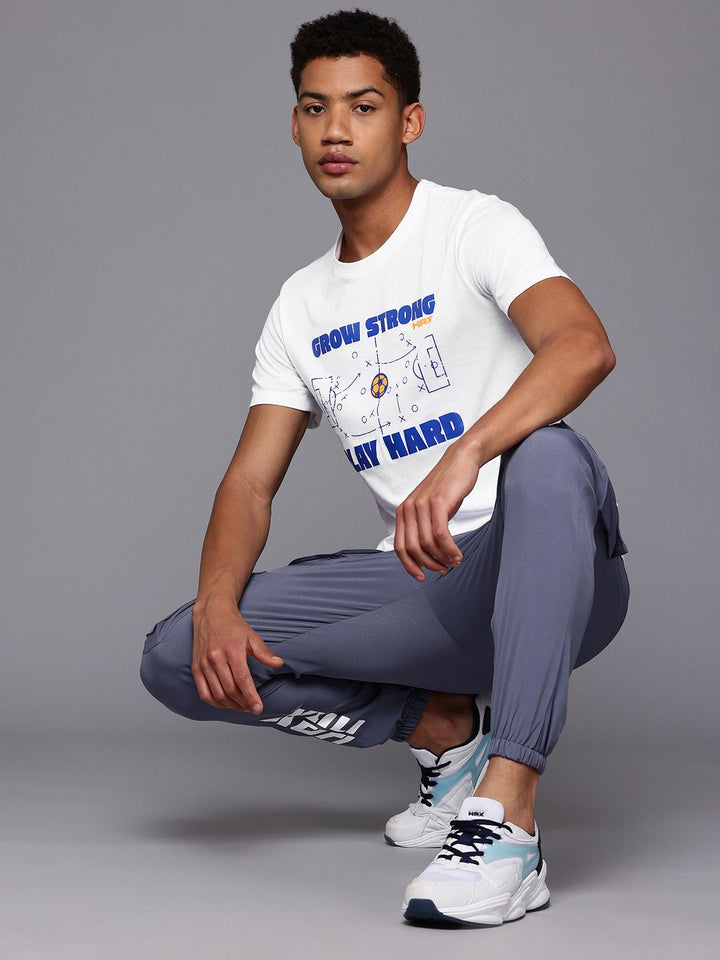 HRX by Hrithik Roshan Typography Print Regular Fit Lifestyle T-shirt