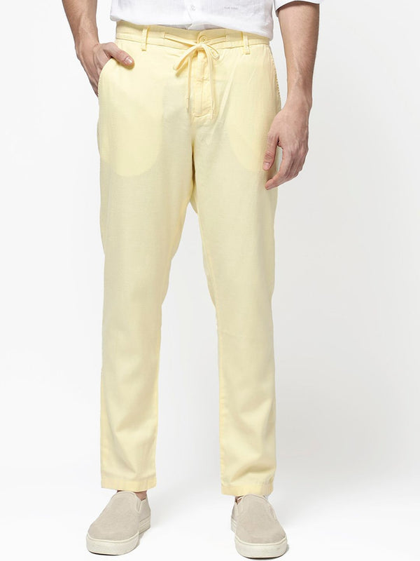 RARE RABBIT Men Reric Mid Rise Regular Fit Trouser