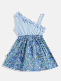 Moms Love Infant Girls Floral Print Fit & Flare Pure Cotton Dress