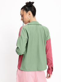 DressBerry Modern Mosaic Corduroy Shirt