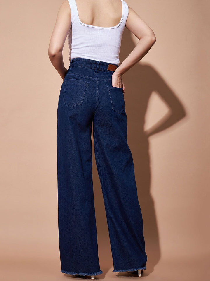 SASSAFRAS BASICS Women Clean Look No Fade High-Rise Jeans