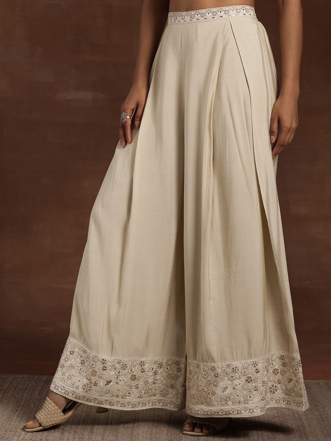 Libas Embroidered Top & Palazzo