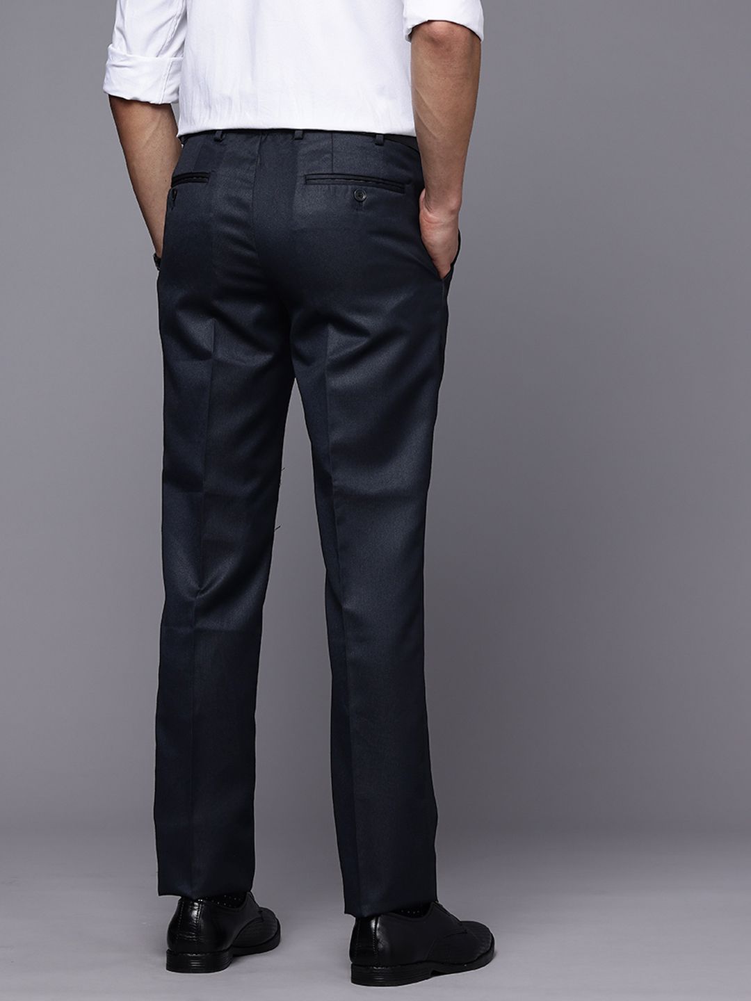 Raymond Men Slim Fit Formal Trousers