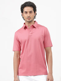 RARE RABBIT Men Nielson Regular Fit Polo Collar T-Shirt