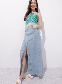 DressBerry Preppy Charm Floral Crop Top